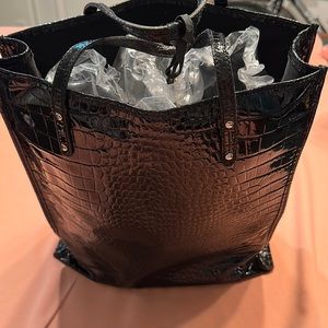 Escada Black patent handbag.
